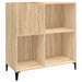 Dulap pentru discuri stejar sonoma 84,5x38x89 cm lemn compozit - WALTI WALTI