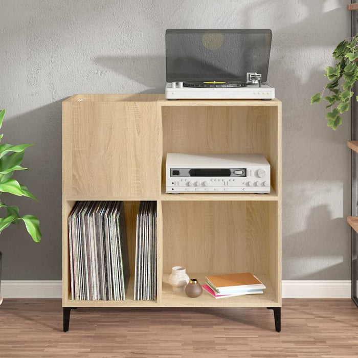 Dulap pentru discuri stejar sonoma 84,5x38x89 cm lemn compozit - WALTI WALTI