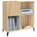 Dulap pentru discuri stejar sonoma 84,5x38x89 cm lemn compozit - WALTI WALTI