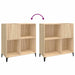 Dulap pentru discuri stejar sonoma 84,5x38x89 cm lemn compozit - WALTI WALTI