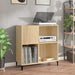 Dulap pentru discuri stejar sonoma 84,5x38x89 cm lemn compozit - WALTI WALTI