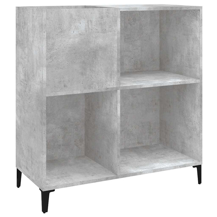 Dulap pentru discuri gri beton 84,5x38x89 cm lemn compozit - WALTI WALTI
