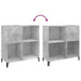 Dulap pentru discuri gri beton 84,5x38x89 cm lemn compozit - WALTI WALTI