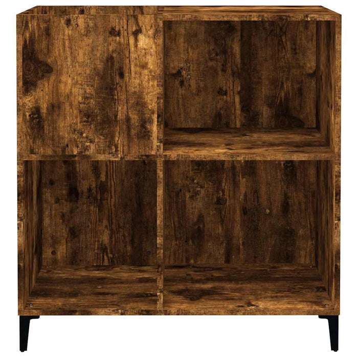 Dulap pentru discuri stejar fumuriu 84,5x38x89 cm lemn compozit - WALTI WALTI
