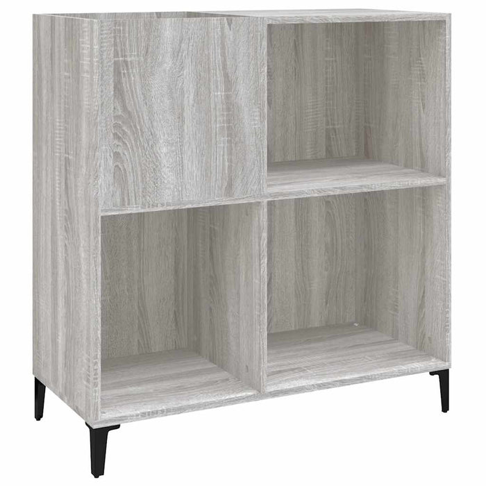 Dulap pentru discuri gri sonoma 84,5x38x89 cm lemn compozit - WALTI WALTI