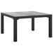 Set mobilier de grădină, 6 piese, negru și gri, poliratan - WALTI WALTI
