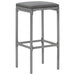 Set mobilier bar de grădină, cu perne, 5 piese, gri, poliratan - WALTI WALTI