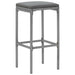 Set mobilier bar de grădină, cu perne, 9 piese, gri, poliratan - WALTI WALTI