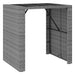 Set mobilier bar de grădină, cu perne, 5 piese, gri, poliratan - WALTI WALTI