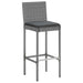 Set mobilier bar de grădină, cu perne, 9 piese, gri, poliratan - WALTI WALTI