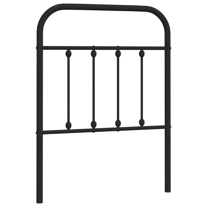 Tăblie de pat metalică, negru, 75 cm - WALTI WALTI