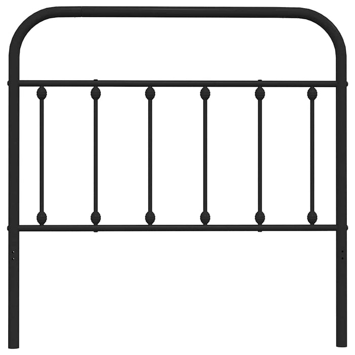 Tăblie de pat de schimb metalică, negru, 100 cm WALTI