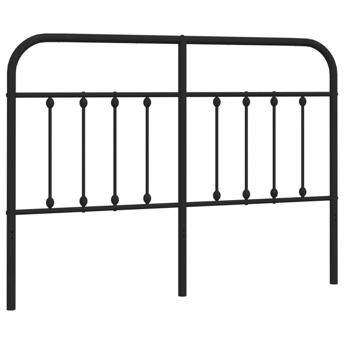 Tăblie de pat de schimb metalică, negru, 140 cm - WALTI WALTI