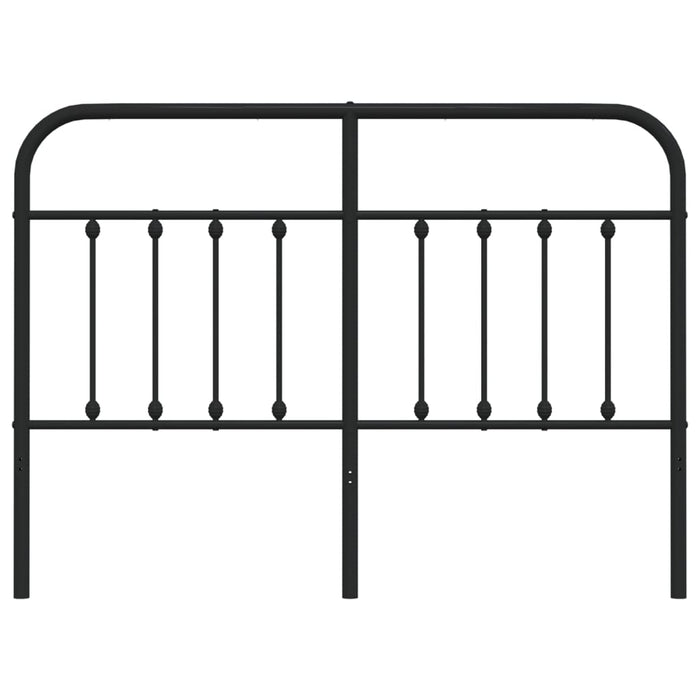 Tăblie de pat de schimb metalică, negru, 140 cm - WALTI WALTI