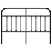 Tăblie de pat de schimb metalică, negru, 140 cm - WALTI WALTI