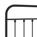Tăblie de pat de schimb metalică, negru, 140 cm - WALTI WALTI