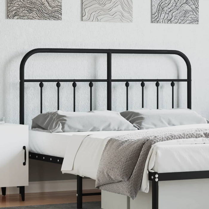 Tăblie de pat de schimb metalică, negru, 140 cm - WALTI WALTI