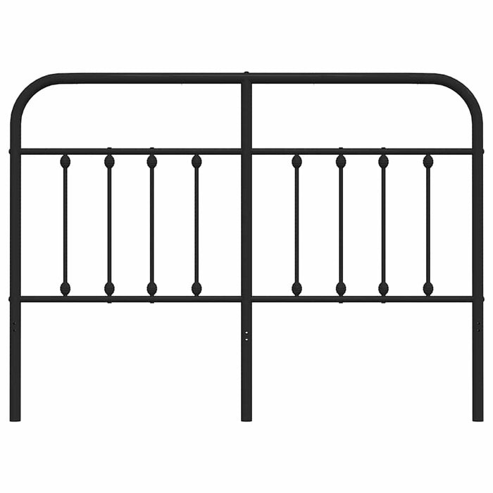 Tăblie de pat de schimb metalică, negru, 150 cm WALTI