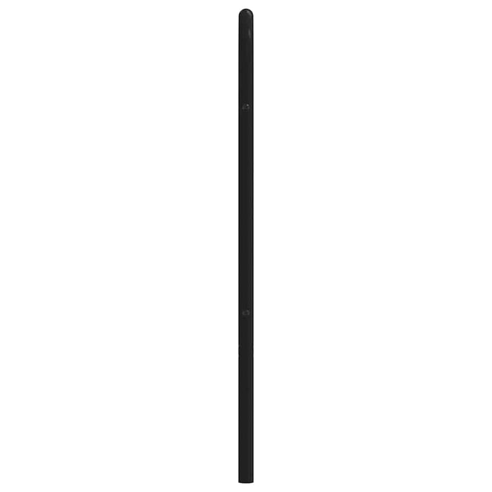 Tăblie de pat de schimb metalică, negru, 180 cm WALTI