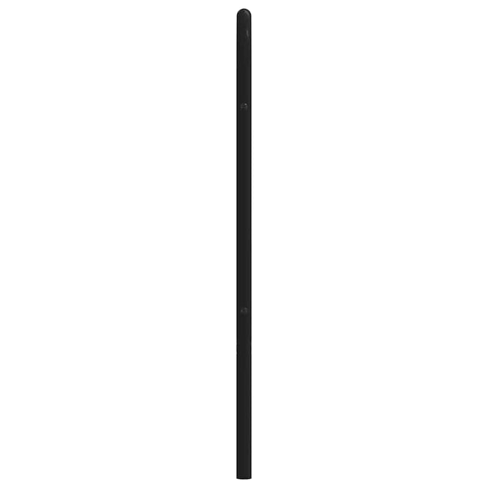 Tăblie de pat de schimb metalică, negru, 200 cm WALTI