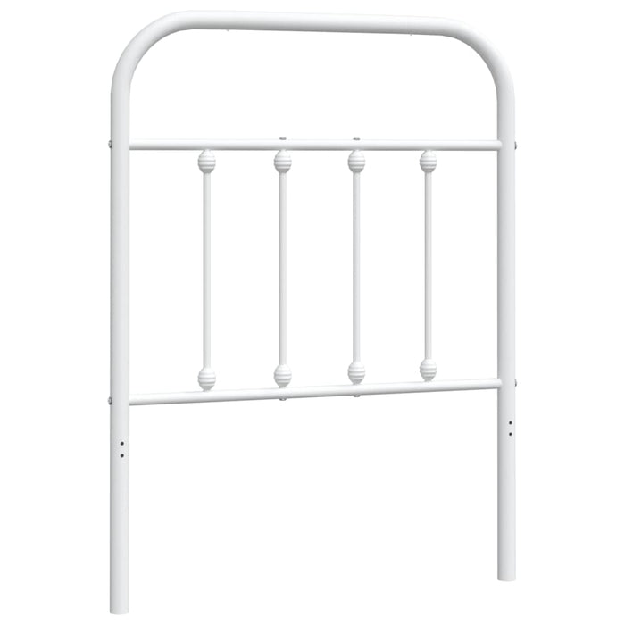 Tăblie de pat de schimb metalică, alb, 75 cm WALTI