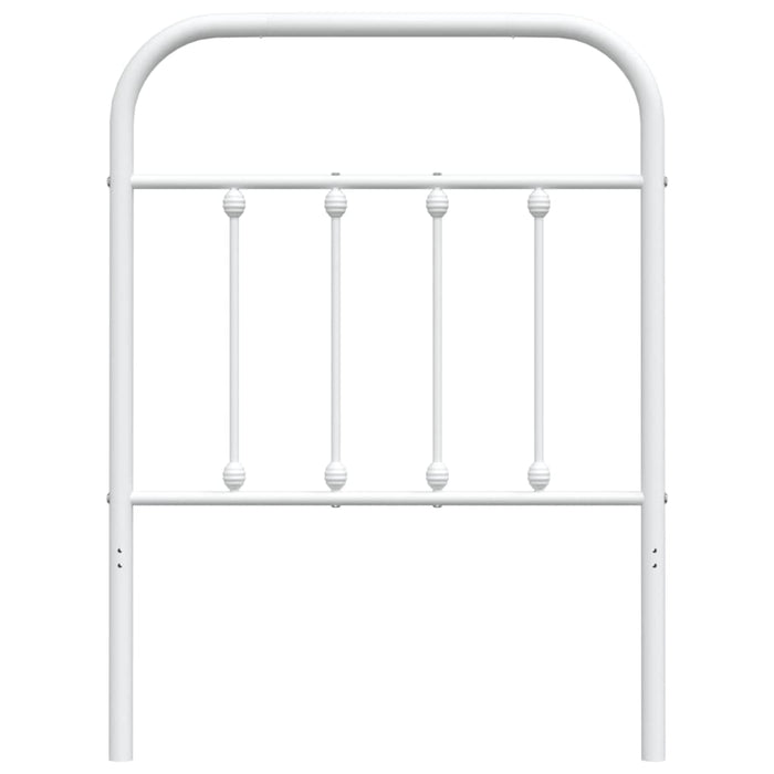 Tăblie de pat de schimb metalică, alb, 75 cm WALTI