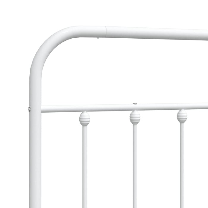 Tăblie de pat de schimb metalică, alb, 75 cm WALTI