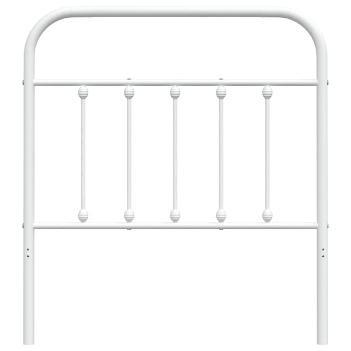 Tăblie de pat de schimb metalică, alb, 80 cm WALTI