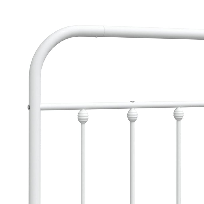 Tăblie de pat de schimb metalică, alb, 80 cm WALTI