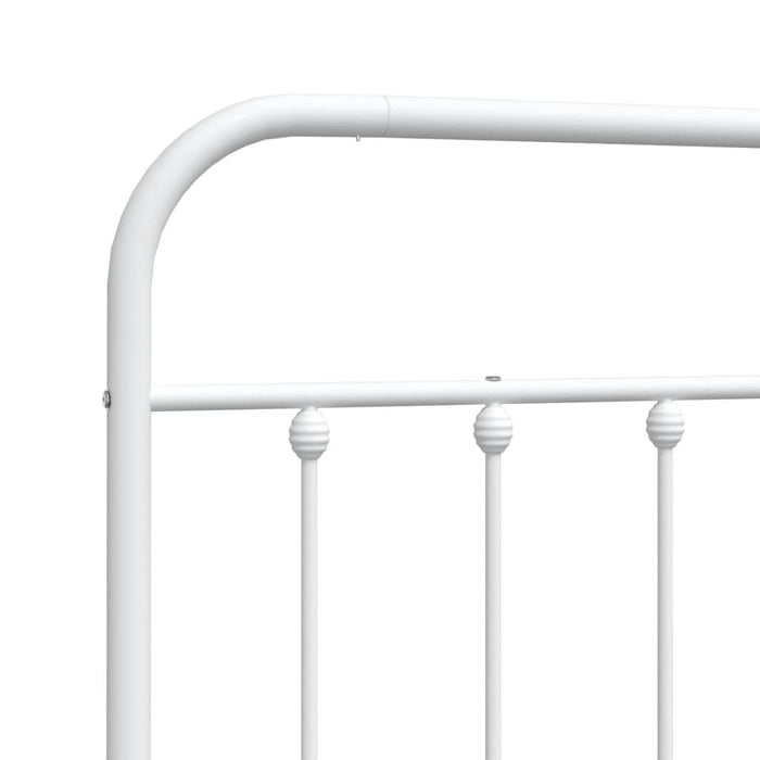 Tăblie de pat de schimb metalică, alb, 107 cm WALTI