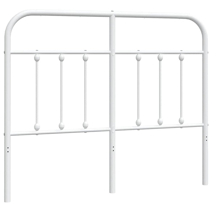 Tăblie de pat de schimb metalică, alb, 120 cm WALTI