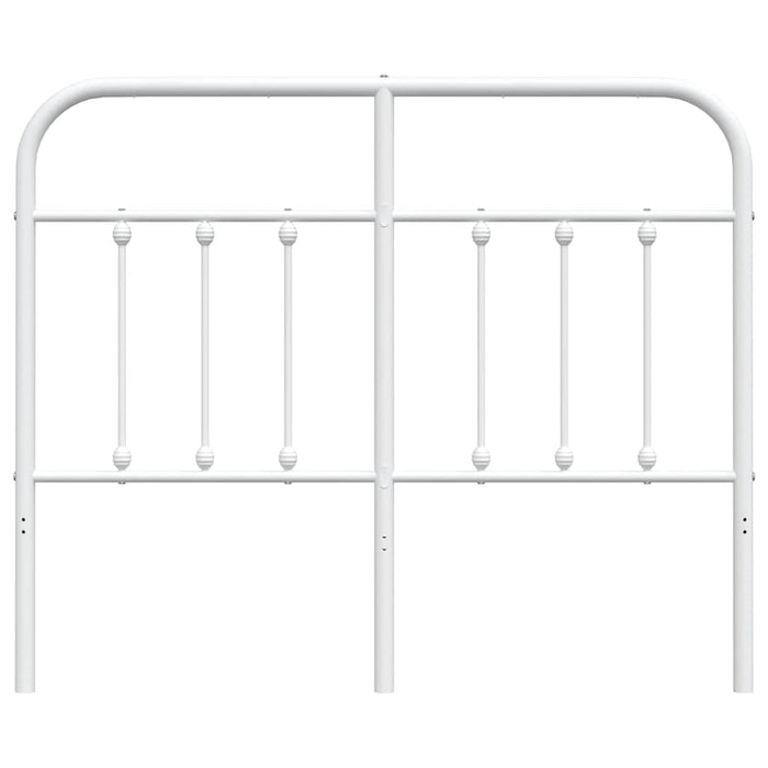 Tăblie de pat de schimb metalică, alb, 120 cm WALTI
