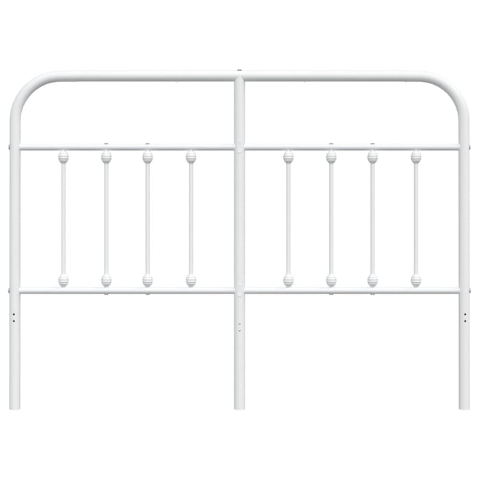 Tăblie de pat de schimb metalică, alb, 135 cm WALTI
