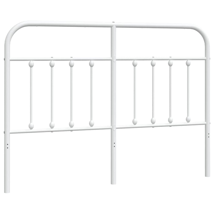 Tăblie de pat de schimb metalică, alb, 140 cm WALTI