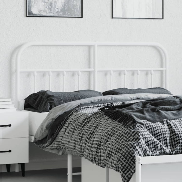 Tăblie de pat de schimb metalică, alb, 140 cm WALTI