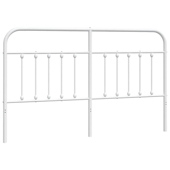 Tăblie de pat de schimb metalică, alb, 180 cm WALTI