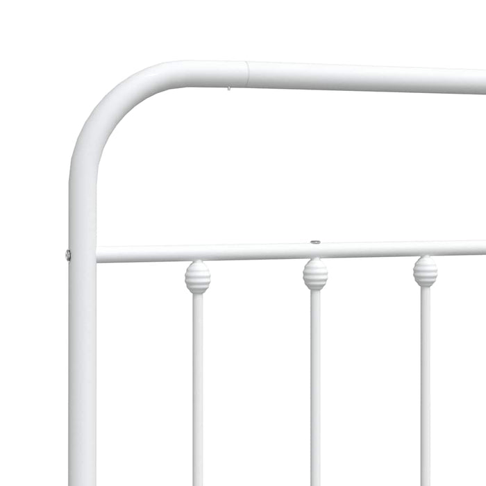 Tăblie de pat de schimb metalică, alb, 180 cm WALTI