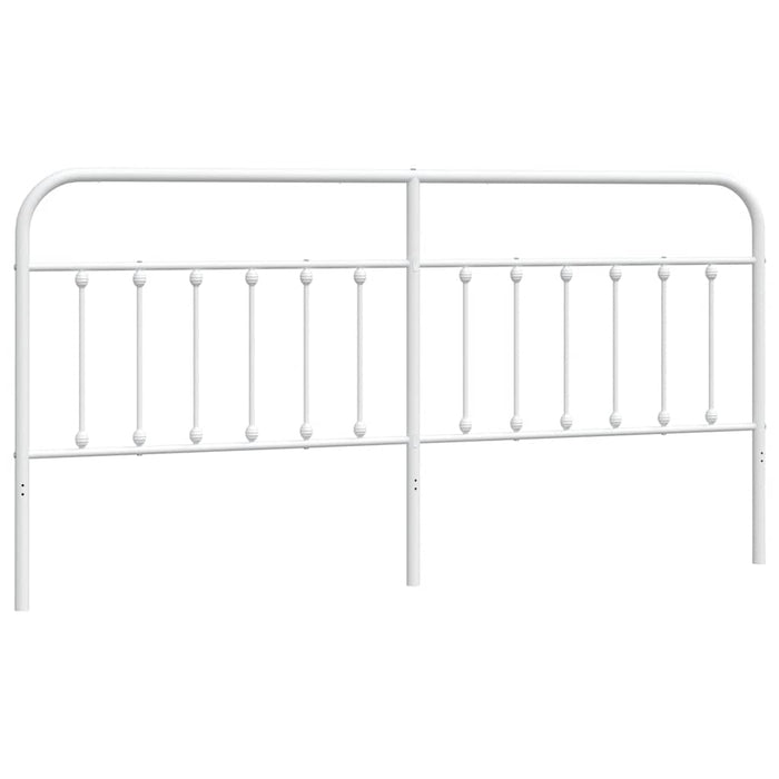 Tăblie de pat de schimb metalică, alb, 193 cm WALTI