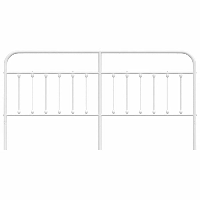 Tăblie de pat de schimb metalică, alb, 193 cm WALTI