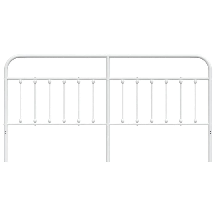 Tăblie de pat de schimb metalică, alb, 200 cm WALTI