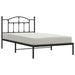 Cadru de pat din metal cu tăblie, negru, 107x203 cm - WALTI WALTI