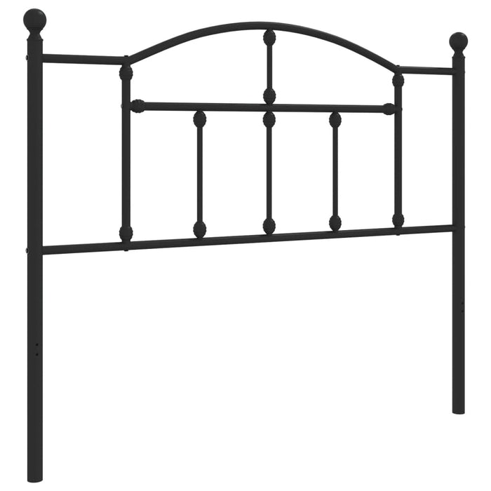 Tăblie de pat de schimb metalică, negru, 107 cm WALTI
