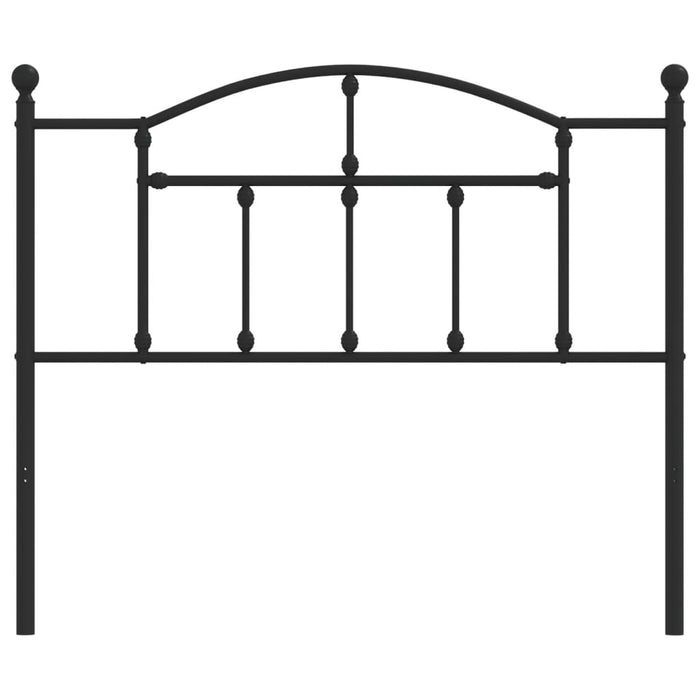 Tăblie de pat de schimb metalică, negru, 107 cm WALTI
