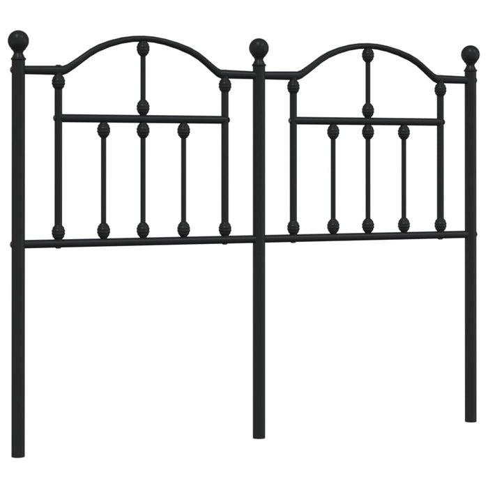 Tăblie de pat de schimb metalică, negru, 120 cm WALTI