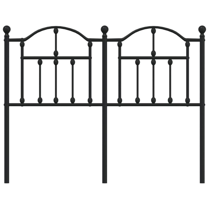 Tăblie de pat de schimb metalică, negru, 120 cm WALTI