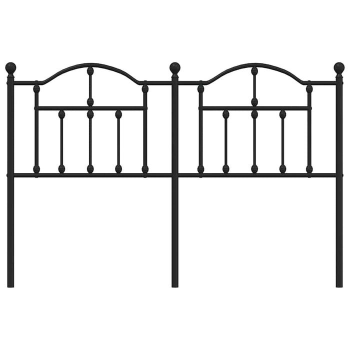 Tăblie de pat de schimb metalică, negru, 150 cm WALTI
