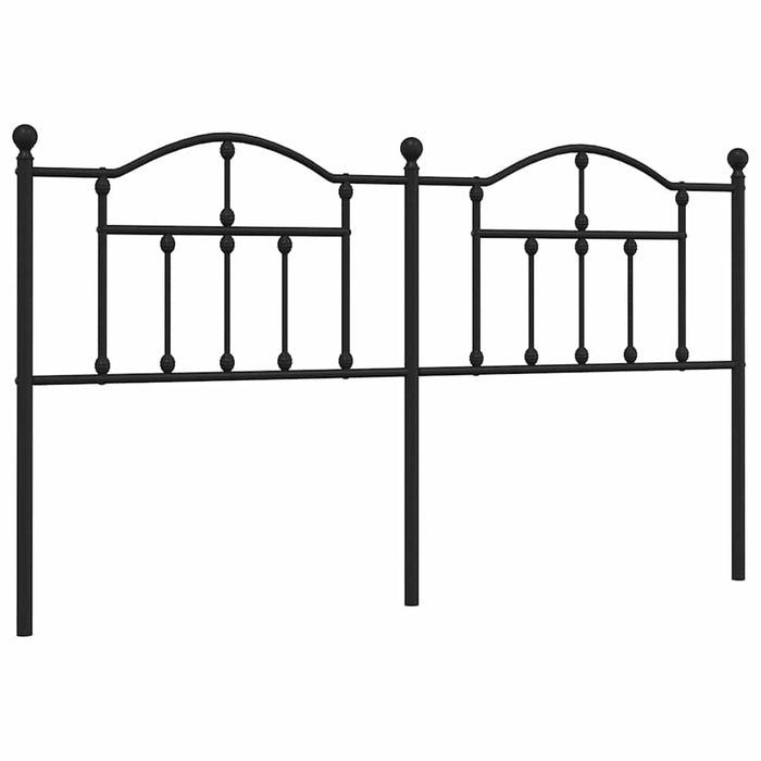 Tăblie de pat de schimb metalică, negru, 180 cm WALTI