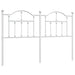 Tăblie de pat de schimb metalică, alb, 150 cm - WALTI WALTI
