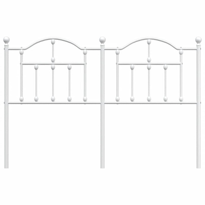 Tăblie de pat de schimb metalică, alb, 150 cm - WALTI WALTI