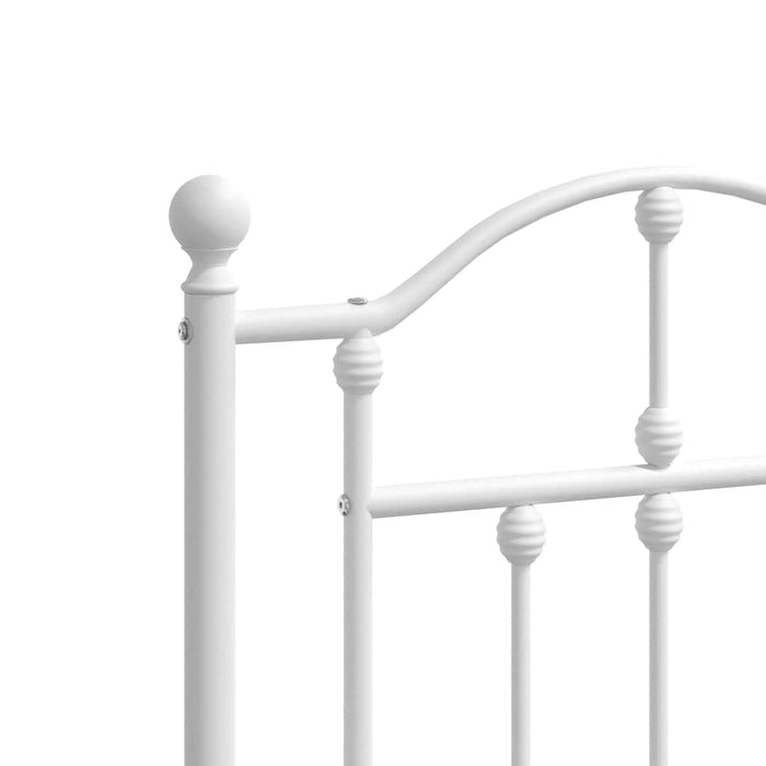 Tăblie de pat de schimb metalică, alb, 150 cm - WALTI WALTI